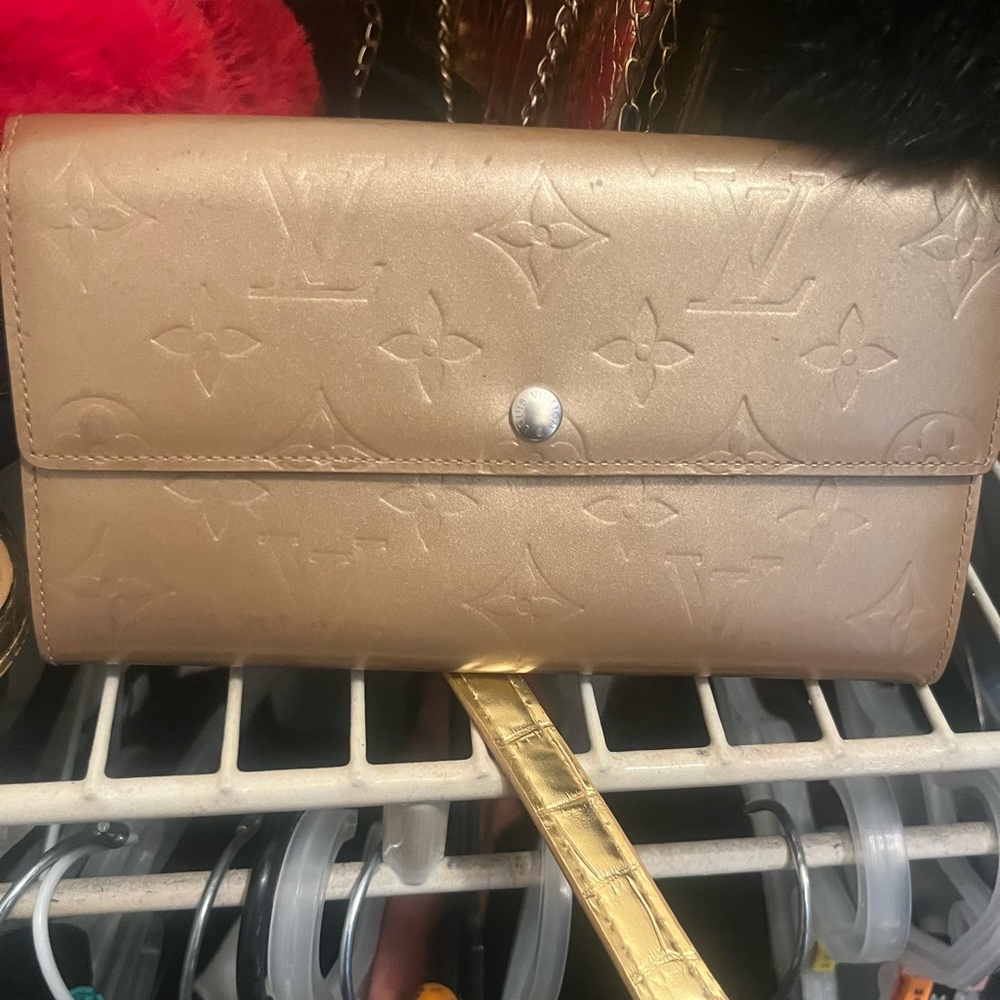 Louis Vuitton Gold Women's Wallet